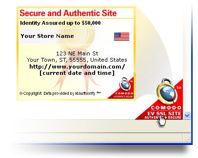 COMODO Corner-of-Trust Logo Seal