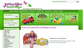 butterflies and bullfrogs